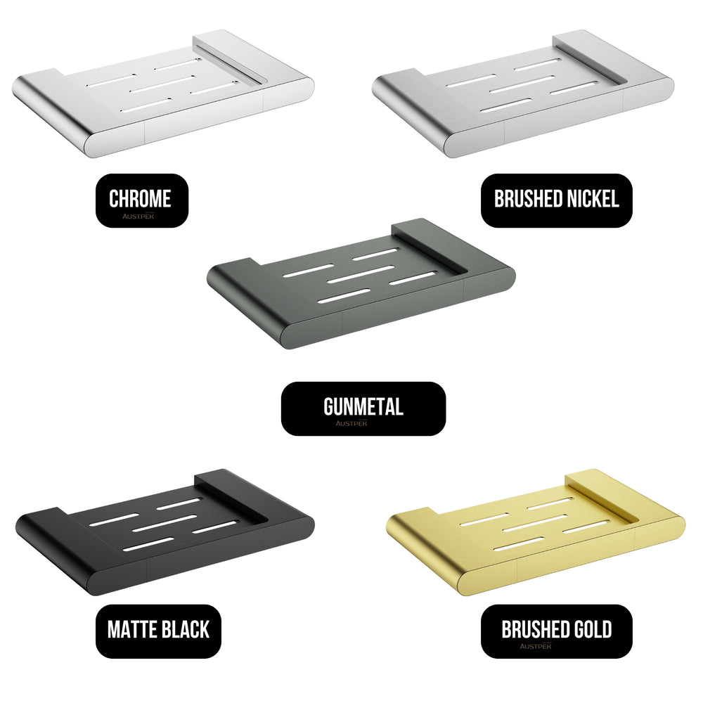 IKON CORA SOAP DISH METAL 206MM CHROME