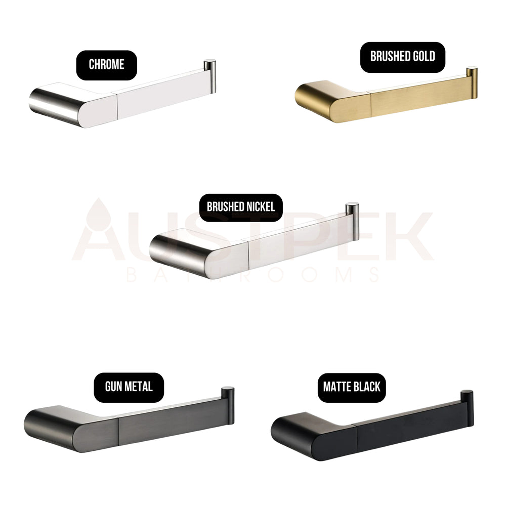 IKON FLORES TOILET ROLL HOLDER MATTE BLACK 180MM