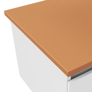 FIENZA TUSCAN BOWL RECTANGULAR CONCRETE BENCHTOP (AVAILABLE IN 750MM, 900MM, 1200MM, 1500MM AND 1800MM)