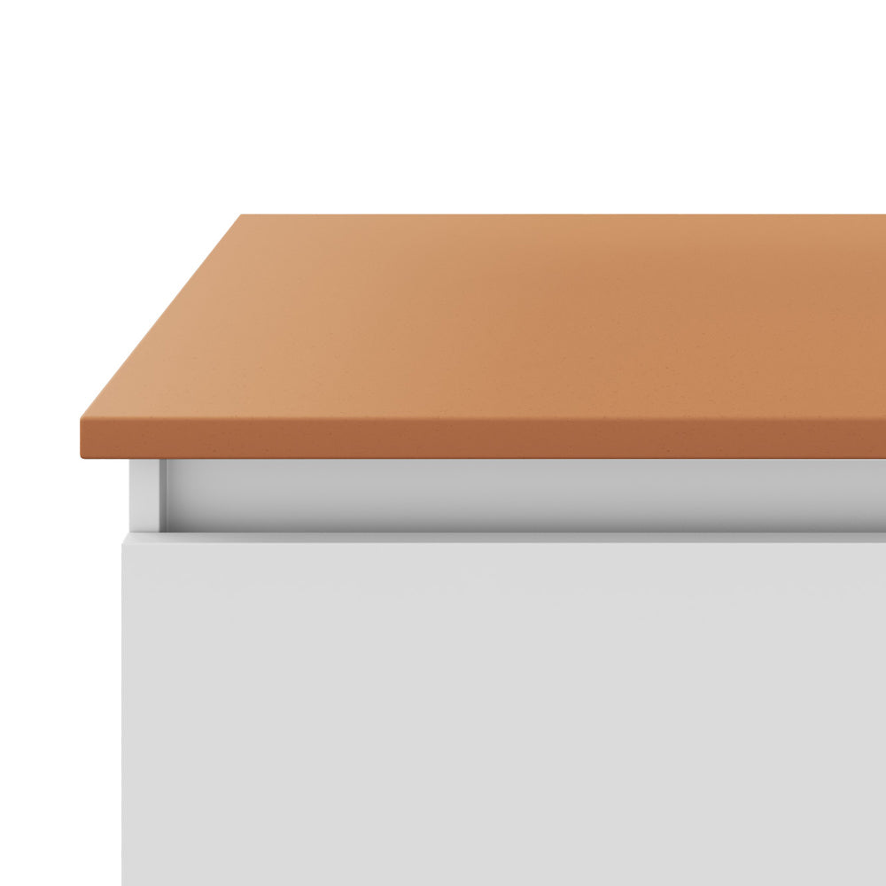 FIENZA TUSCAN BOWL RECTANGULAR CONCRETE BENCHTOP (AVAILABLE IN 750MM, 900MM, 1200MM, 1500MM AND 1800MM)