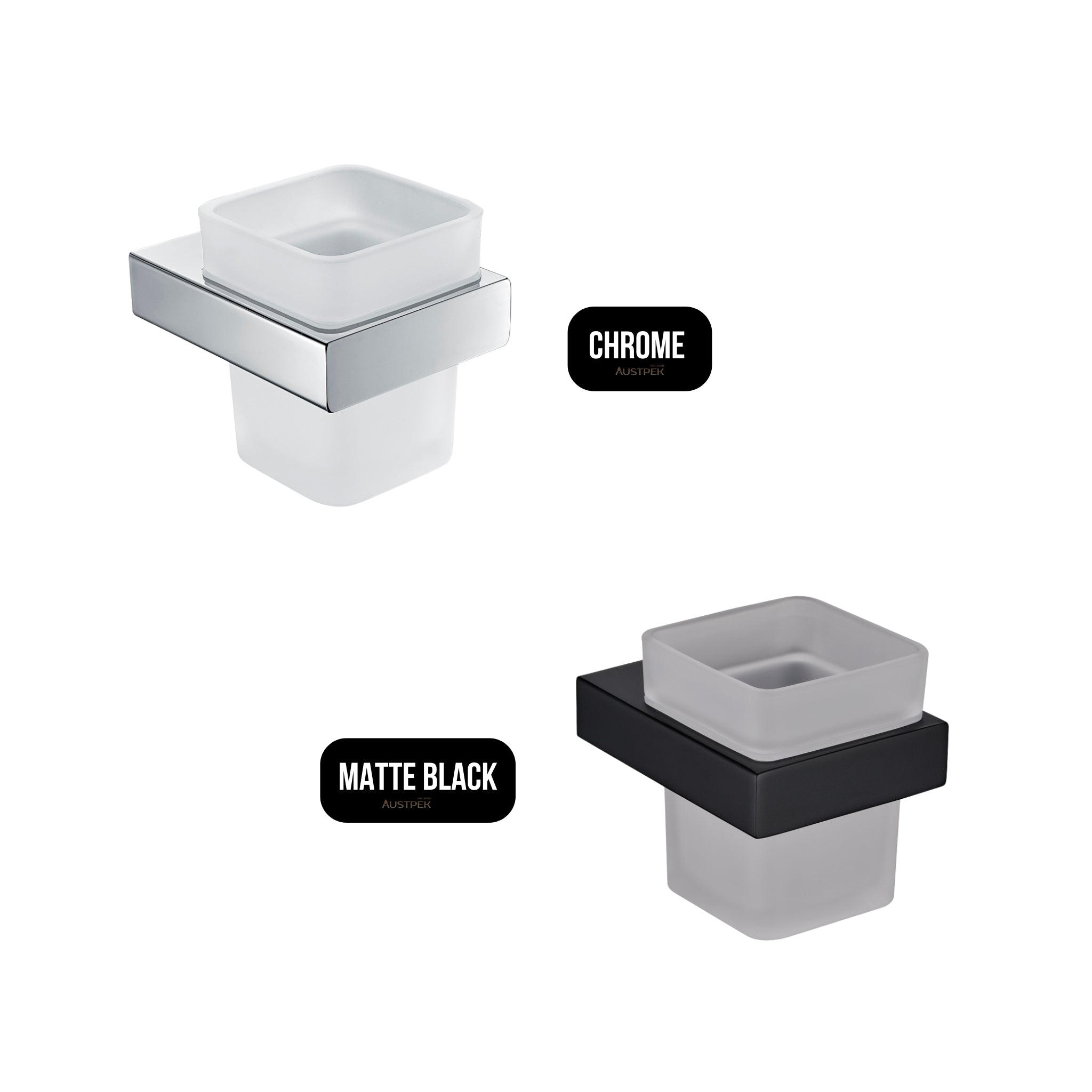 IKON EDEN SINGLE TUMBLER HOLDER MATTE BLACK