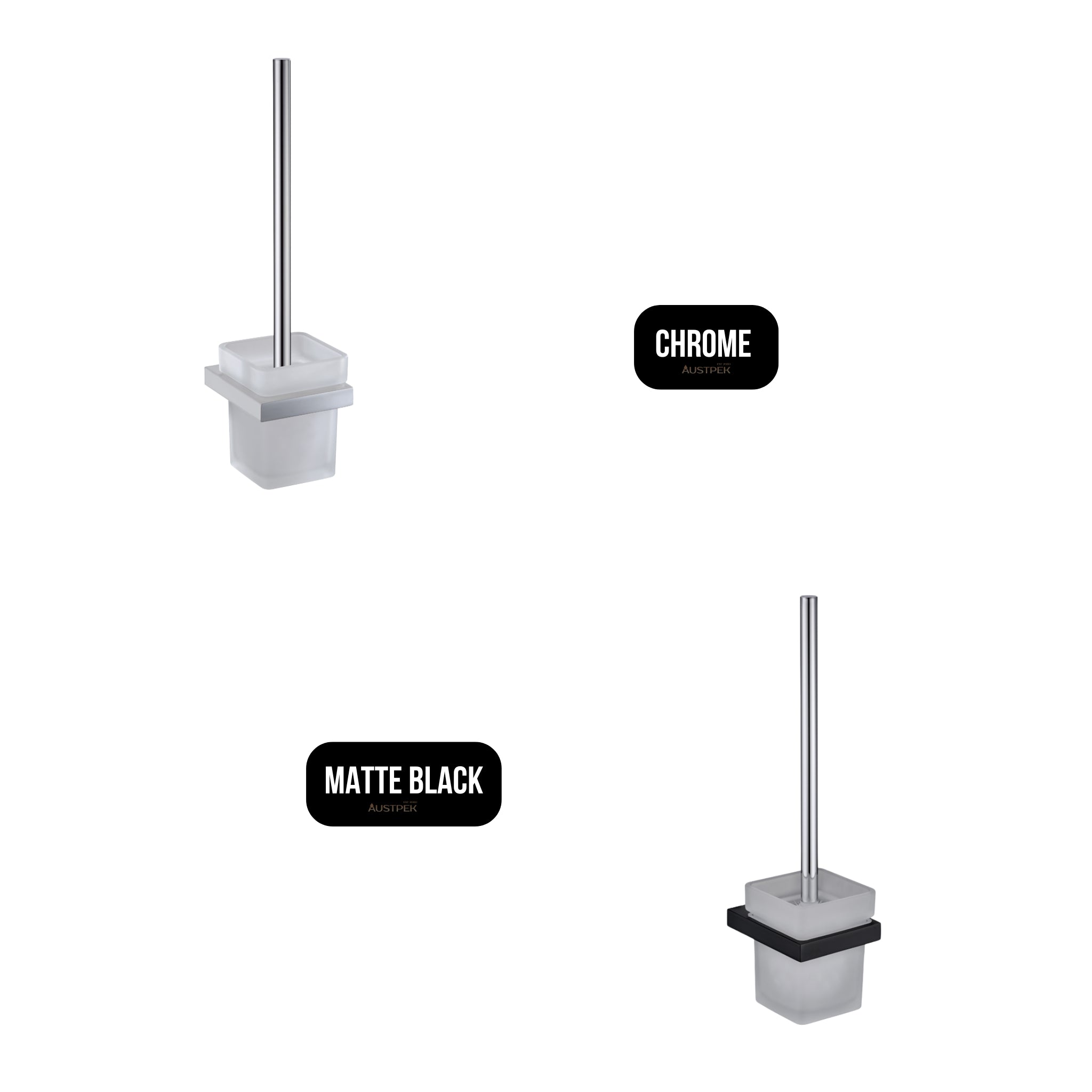 IKON EDEN TOILET BRUSH HOLDER 375MM CHROME