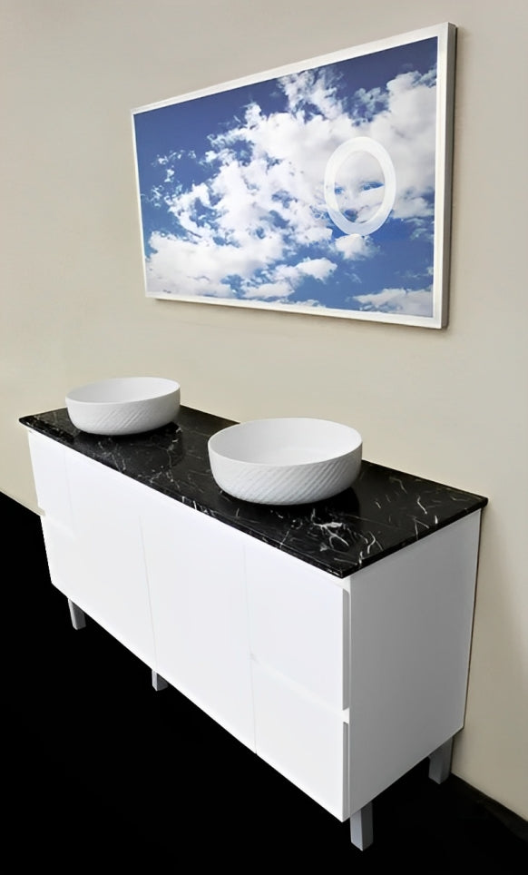 INSPIRE ARTIS 0'88 GOLF BALL BASIN GLOSS WHITE 355MM