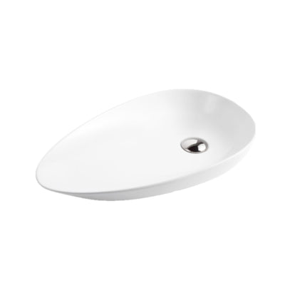 RIVA 569 ABOVE COUNTER BASIN GLOSS WHITE 580MM