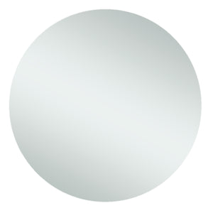 THERMOGROUP ABLAZE RIO FRAMELESS ROUND POLISHED EDGE MIRROR WITH DEMISTER 600MM