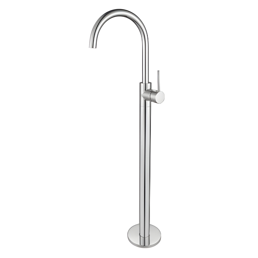 MODERN NATIONAL STAR MINI FREESTANDING BATH MIXER 984MM CHROME