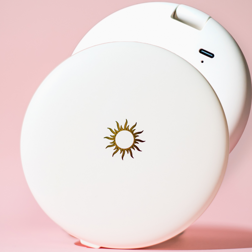 LUNARGLOW SOLARIS SMART UV COMPACT LED MIRROR 101.5X100MM