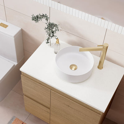 FIENZA REBA ABOVE COUNTER BASIN GLOSS WHITE 310MM