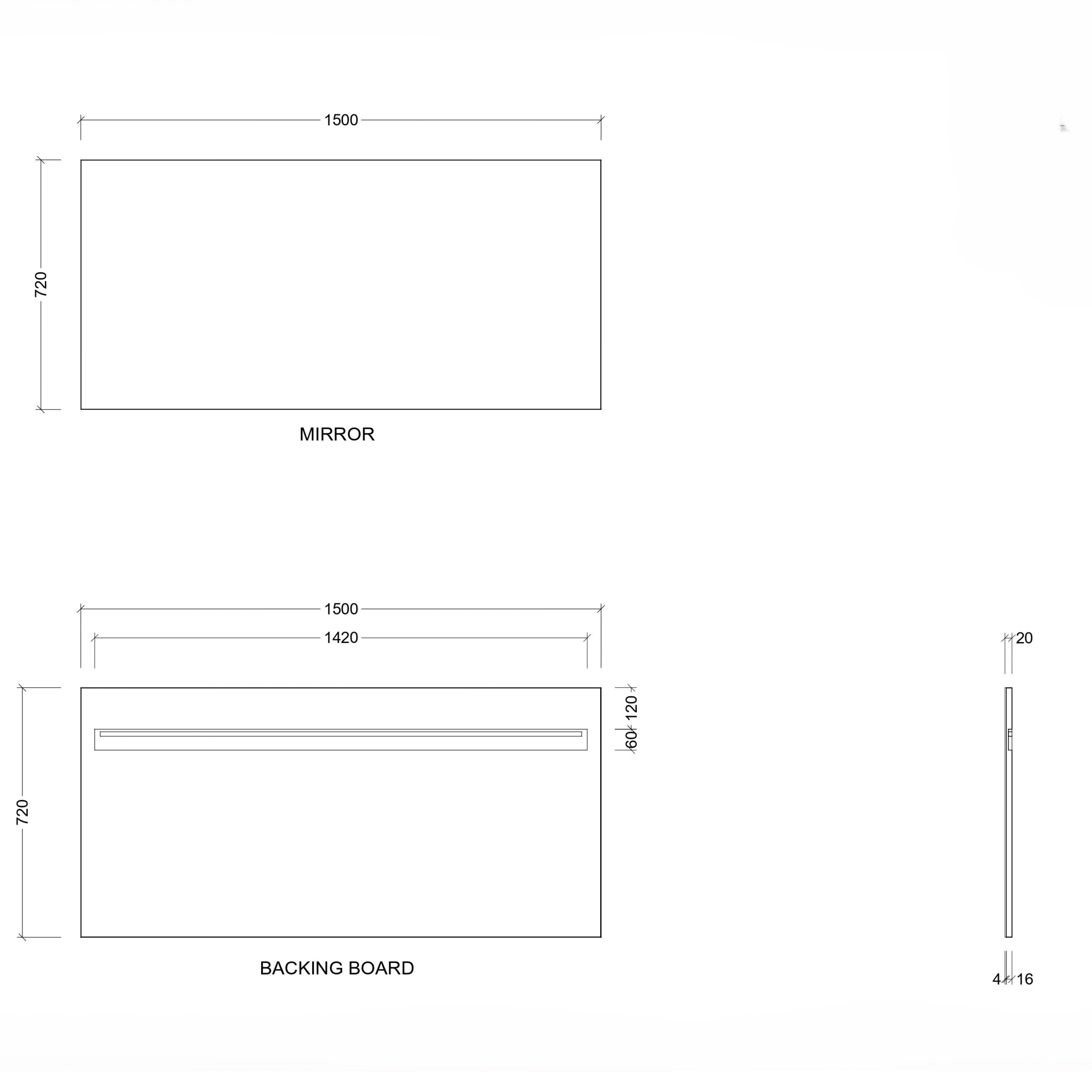 TIMBERLINE GEORGIA CUSTOM MIRROR (ALL SIZING)