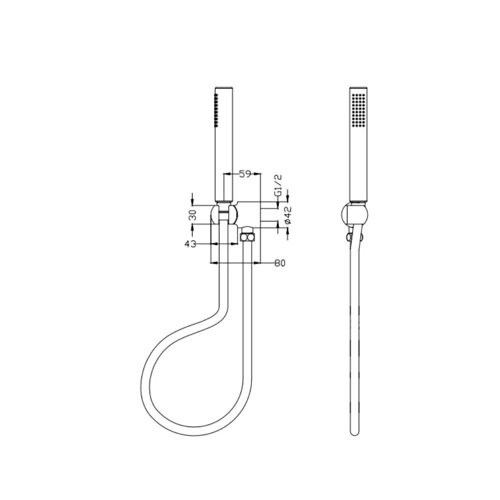 BELLA VISTA MICA HAND SHOWER CHROME