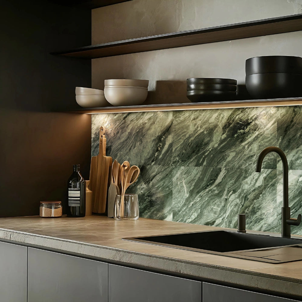 MUSES KARZAI GREEN 600X1200MM RECTANGULAR TILE (PER BOX)