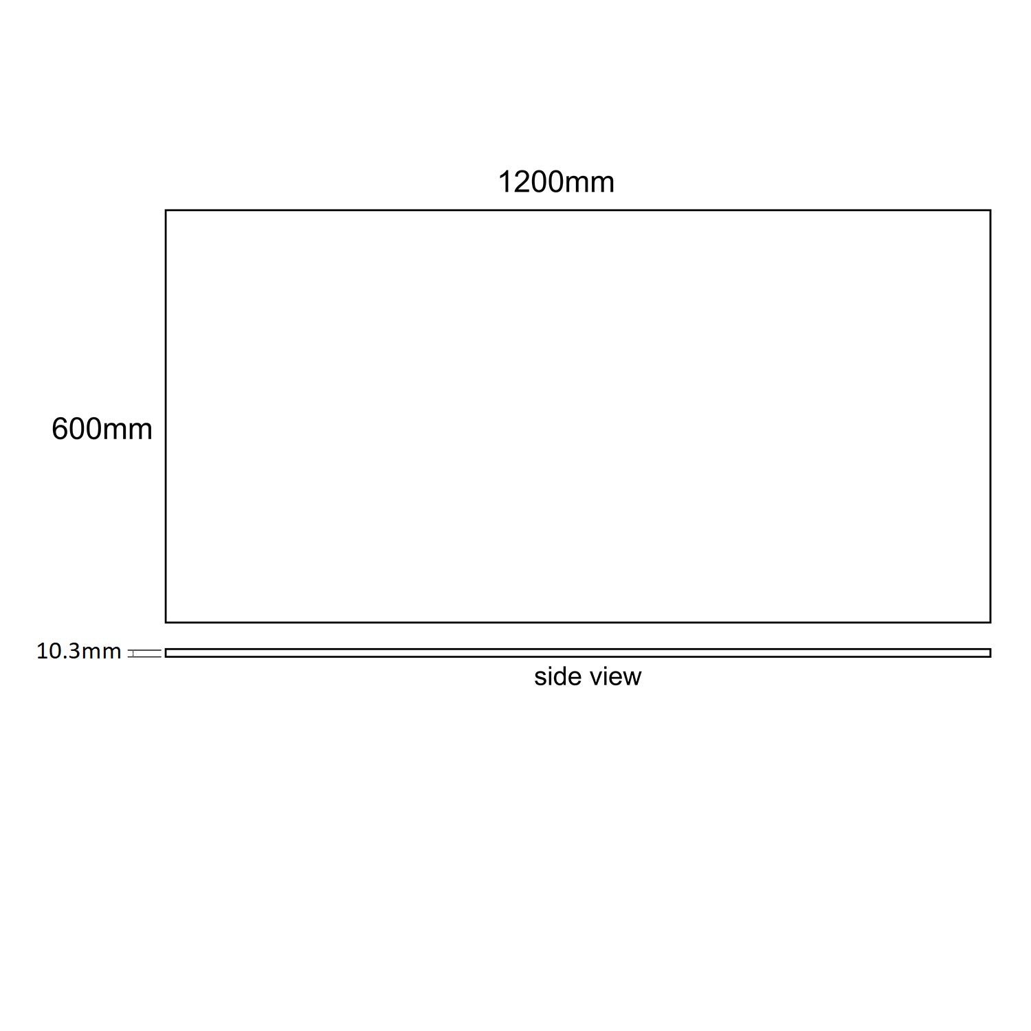 ELITE IMPORTERS JUST WHITE MATTE 600X1200MM RECTANGULAR TILE (PER BOX)