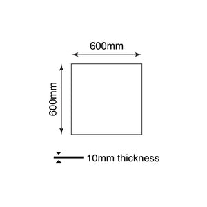 MUSES ARDESIA IVORY FELLTEC 600X600MM SQUARE TILE (PER BOX)