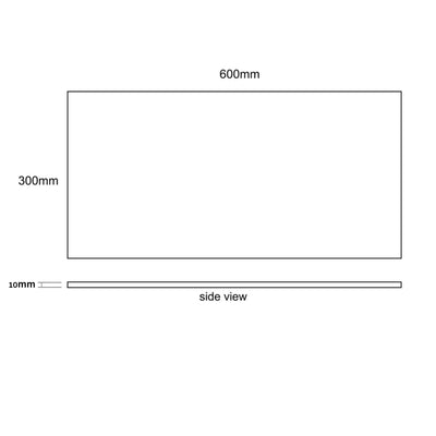 EVERSTONE DOLOMITI BASALTO NATURAL 600X300MM RECTANGULAR TILE (PER BOX)