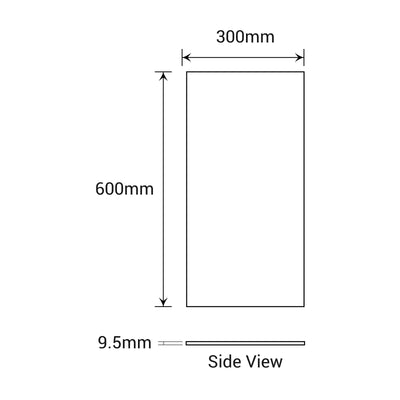 EVERSTONE DOCKLAND DAYLIGHT GRIP 600X300MM RECTANGULAR TILE (PER BOX)