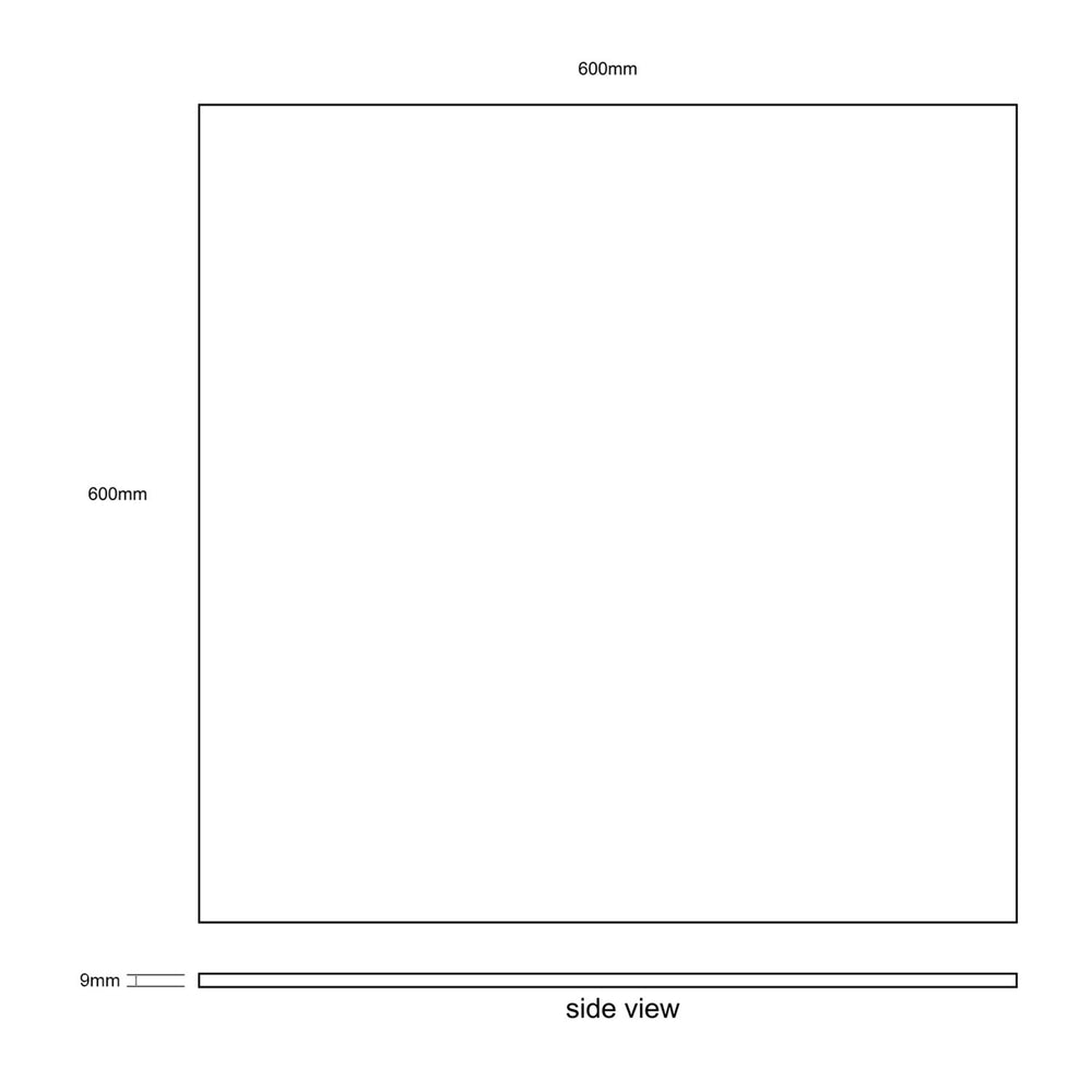 EVERSTONE ICON BLACK LAPPATO 600X600MM SQUARE TILE (PER BOX)