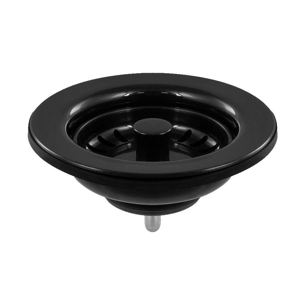 SCHOCK STRAINER & FLANGE BLACK
