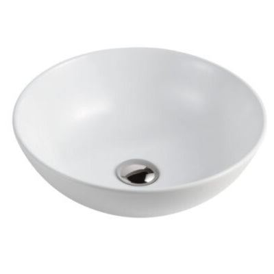 RIVA 601C ABOVE COUNTER BASIN GLOSS WHITE 400MM
