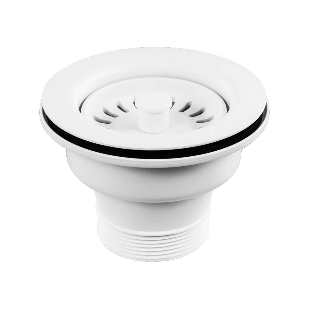 SCHOCK PLUG & WASTE WHITE