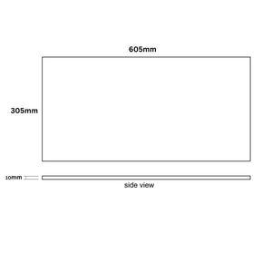 EVERSTONE DOLOMITI BASALTO GRIP 605X305MM RECTANGULAR TILE (PER BOX)