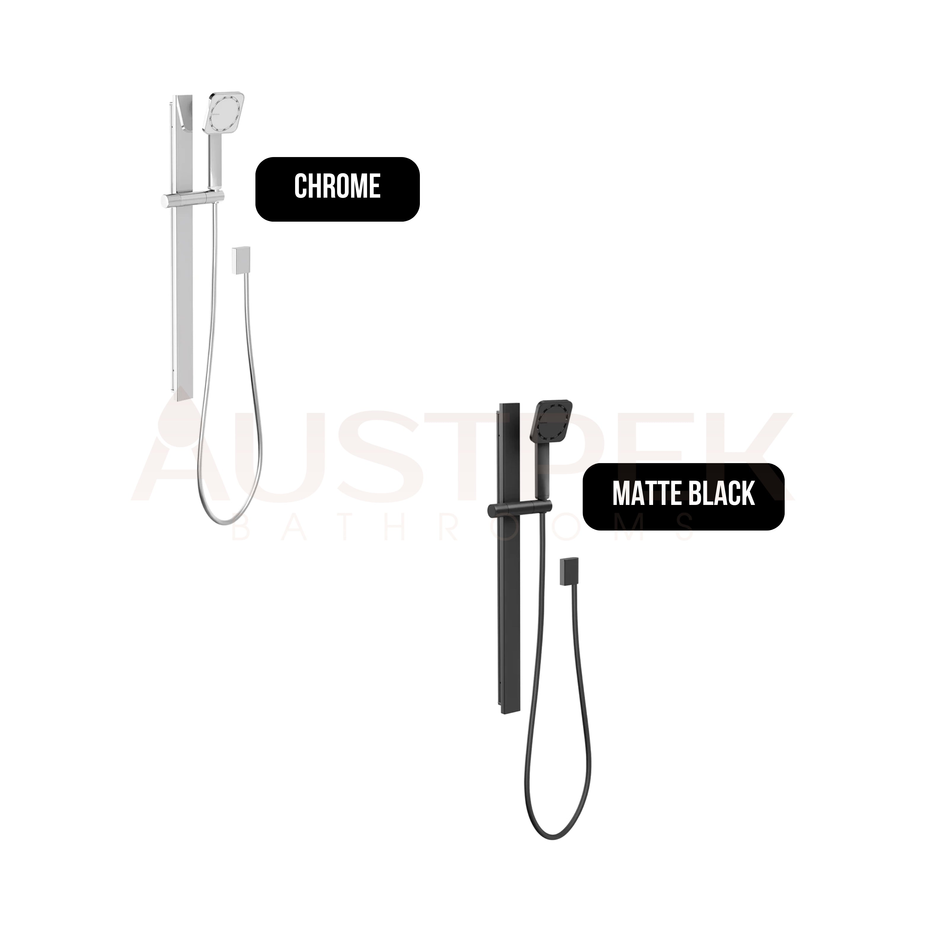 PHOENIX NX ORLI WITH HYDROSENSE RAIL SHOWER MATTE BLACK