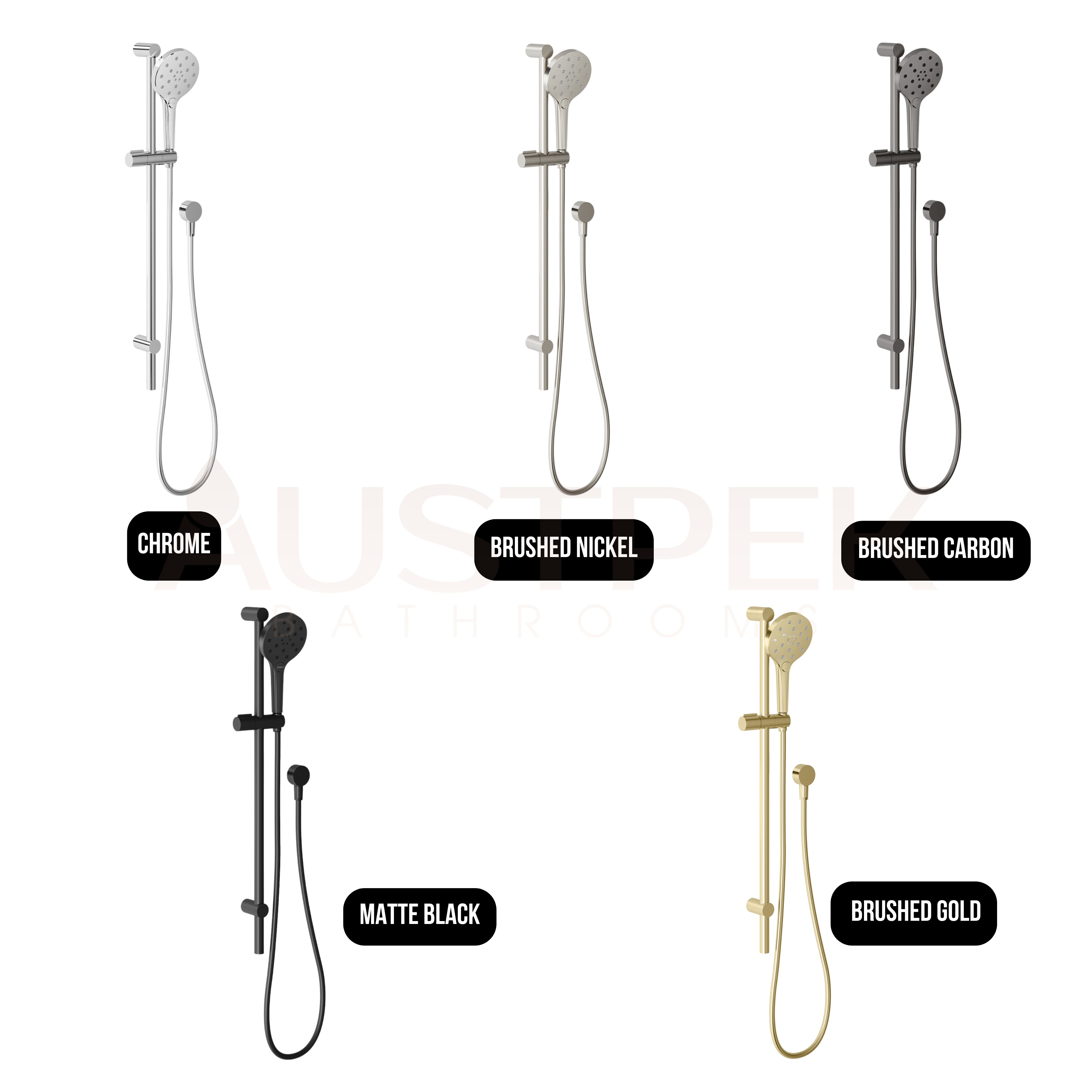 PHOENIX ORMOND RAIL SHOWER MATTE BLACK