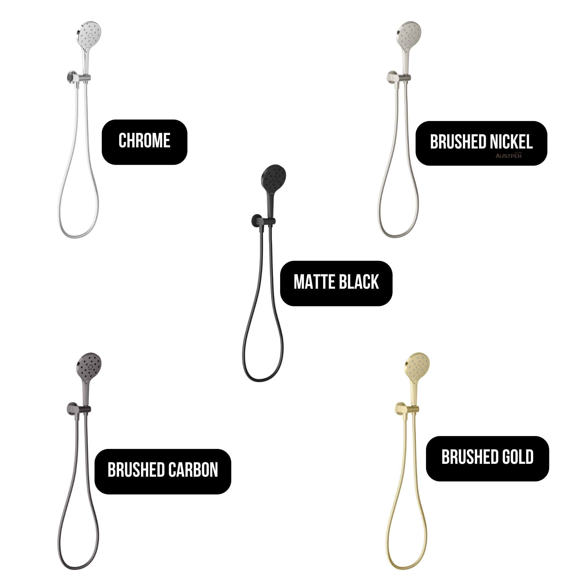 PHOENIX OXLEY HAND SHOWER MATTE BLACK