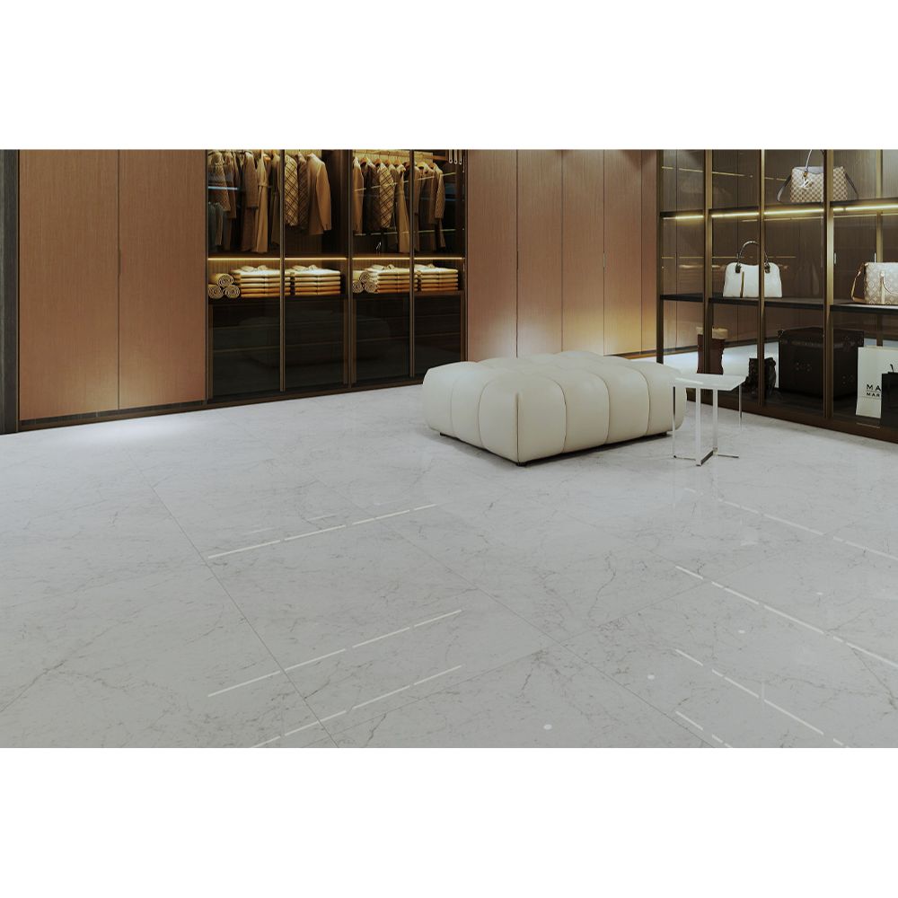 EVERSTONE EUROMARMO CARRARA VENATINO POLISHED 1200X600MM RECTANGLE TILE (PER BOX)