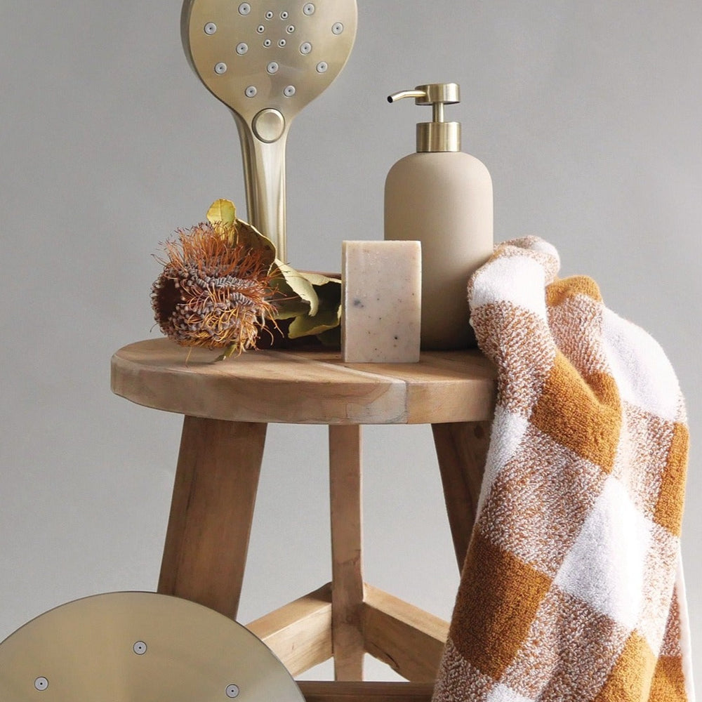 PHOENIX LUXEXP SHOWER ROSE 250MM BRUSHED GOLD