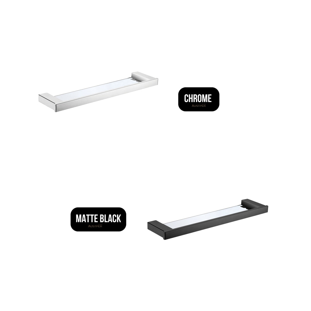 IKON ROSA SHELF GLASS 511MM MATTE BLACK