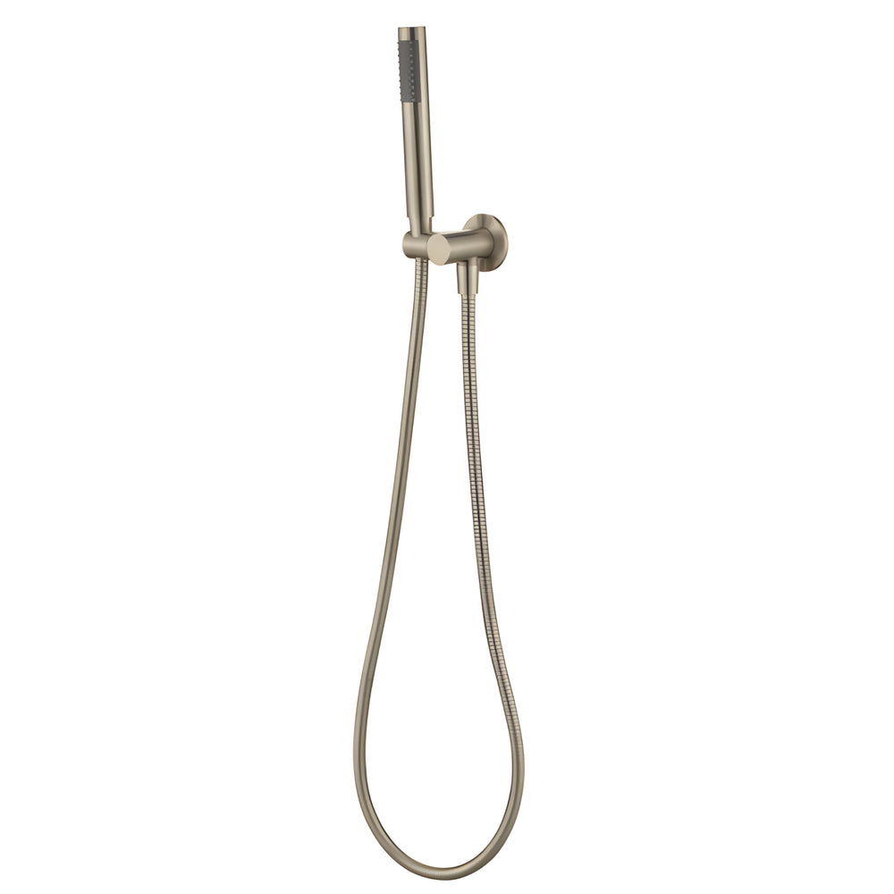 MODERN NATIONAL STAR MINI HAND SHOWER ON BRACKET 265MM BRUSHED NICKEL