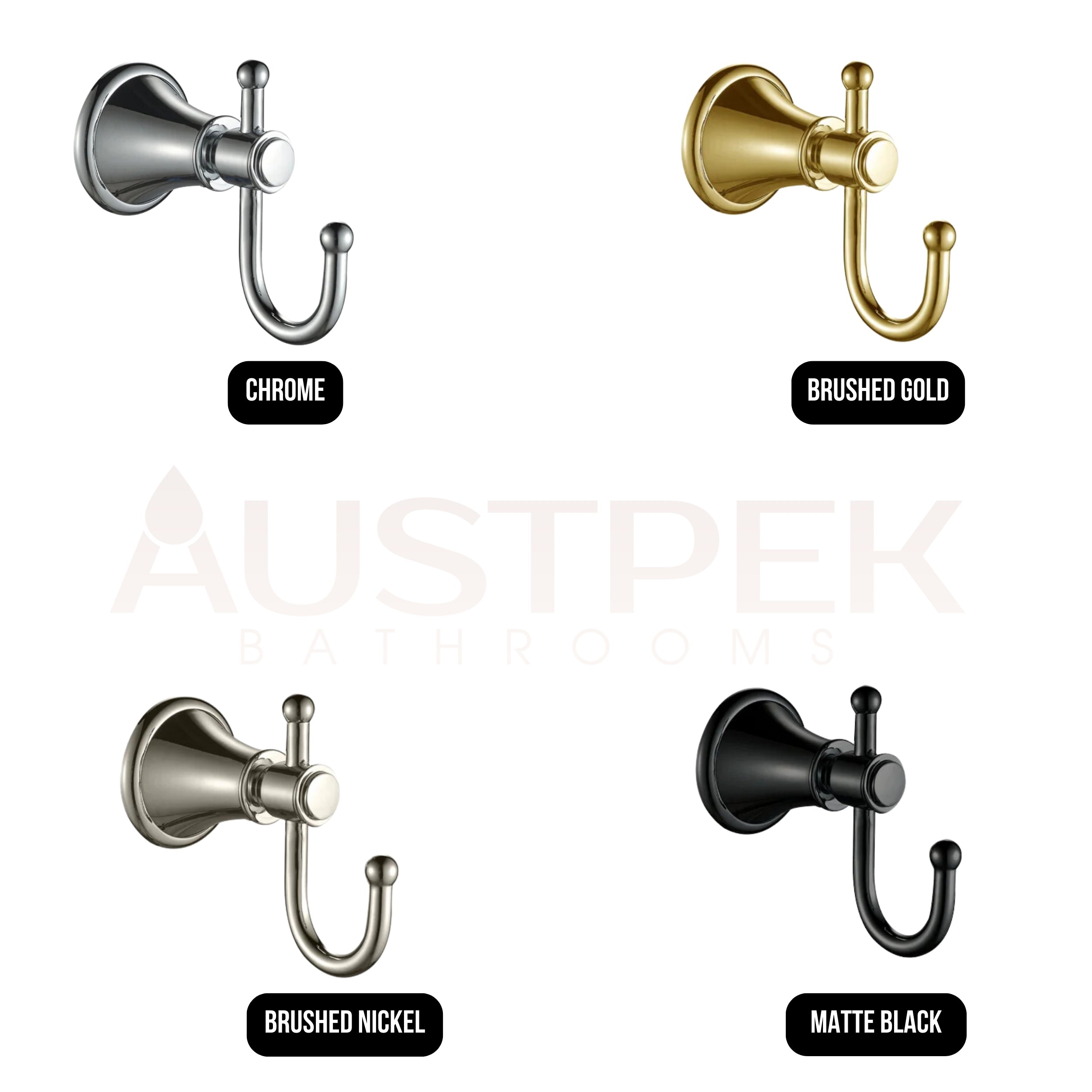 IKON CLASICO ROBE HOOK CHROME