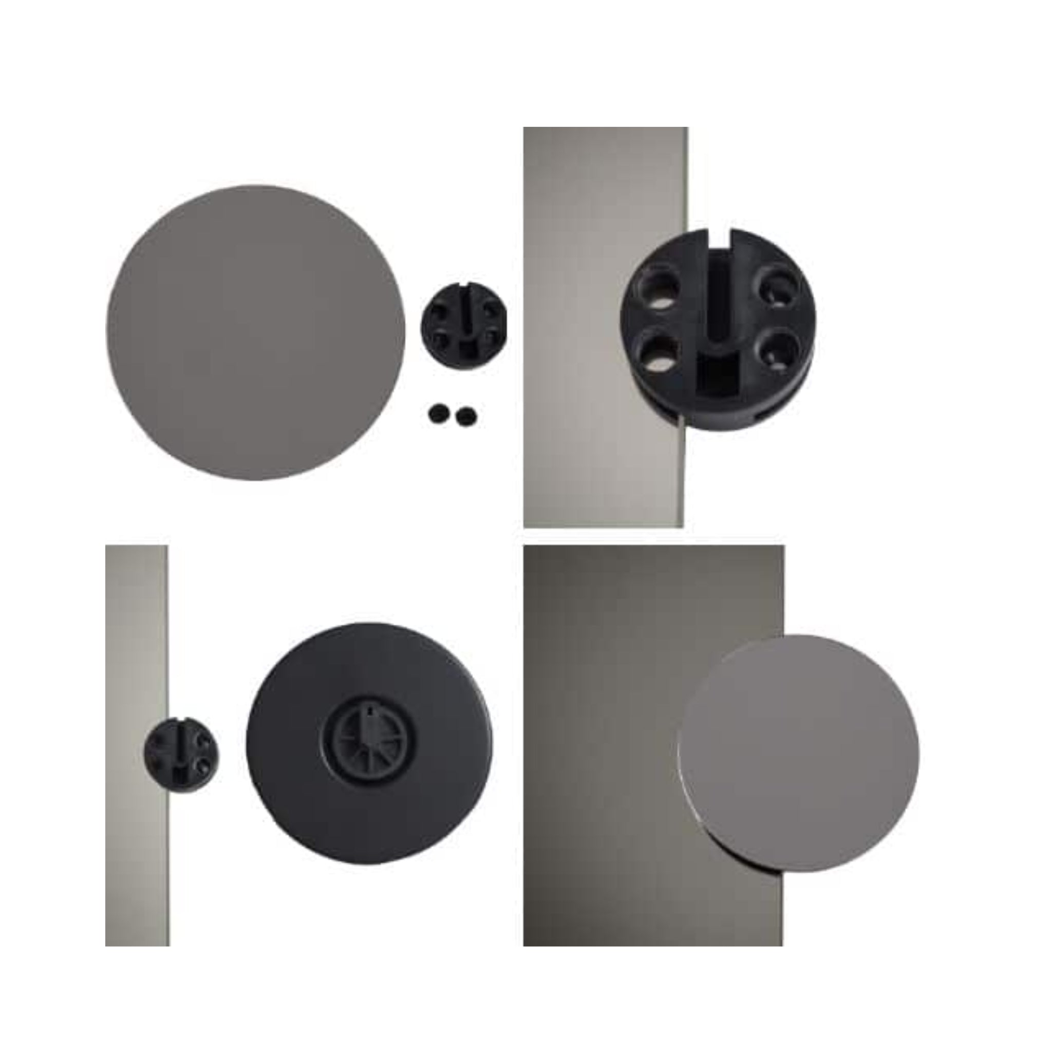 THERMOGROUP ABLAZE ROUND 3X CLIP-ON COSMETIC MAGNIFICATION MIRROR 140MM