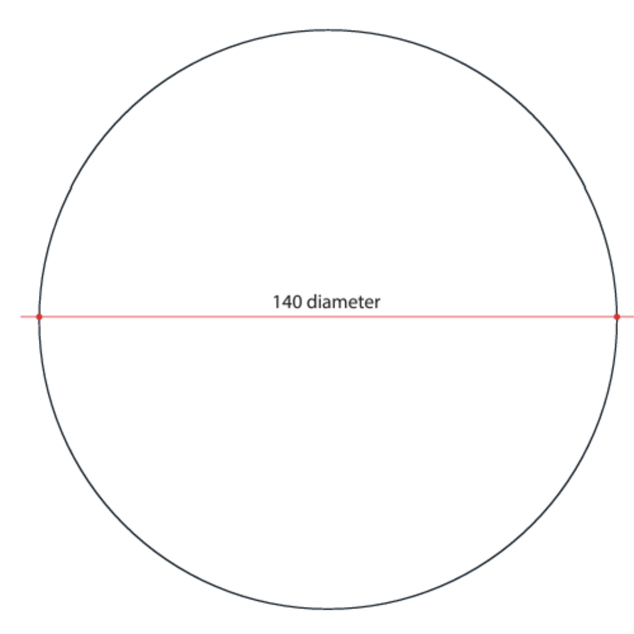 THERMOGROUP ABLAZE ROUND 3X CLIP-ON COSMETIC MAGNIFICATION MIRROR 140MM
