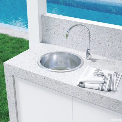 FIENZA TIVA SINGLE BOWL KITCHEN SINK STAINLESS STEEL 430MM