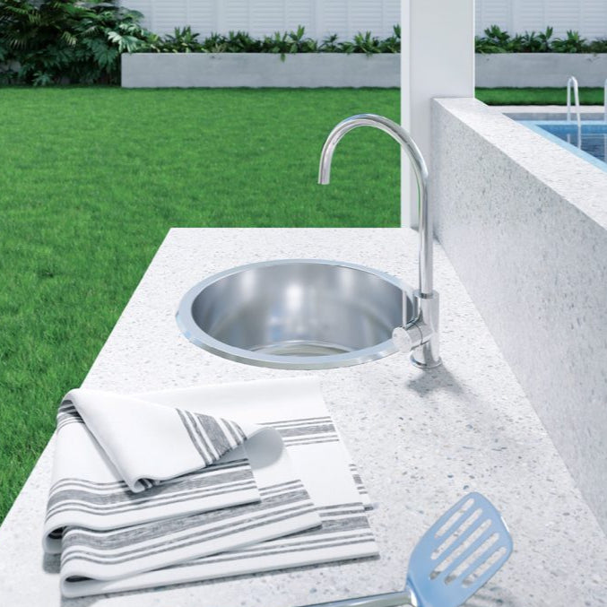 FIENZA TIVA SINGLE BOWL KITCHEN SINK STAINLESS STEEL 430MM