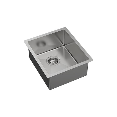 FIENZA HANA 27L SINGLE BOWL KITCHEN SINK KIT STAINLESS STEEL 390MM