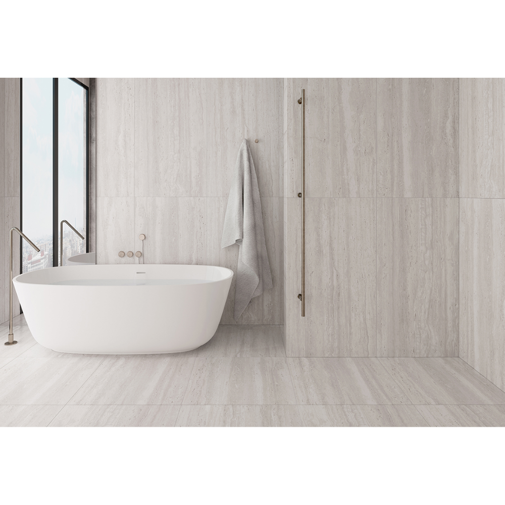 EVERSTONE EUROMARMO TRAVERTINE CHIARO MATTE 1200X600MM RECTANGLE TILE (PER BOX)