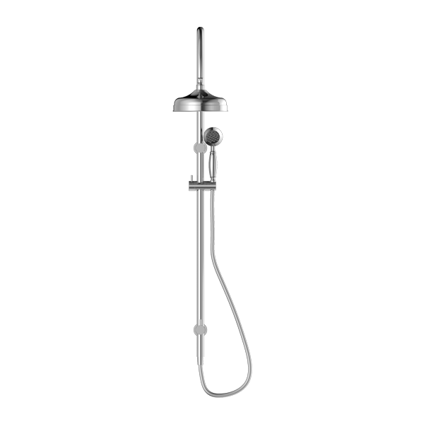 NERO YORK TWIN SHOWER WITH METAL HAND SHOWER CHROME