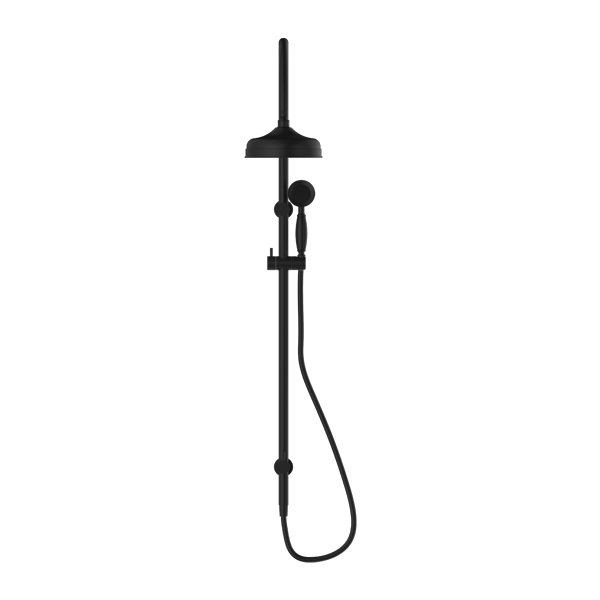 NERO YORK TWIN SHOWER WITH METAL HAND SHOWER MATTE BLACK