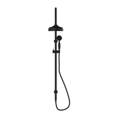 NERO YORK TWIN SHOWER WITH METAL HAND SHOWER MATTE BLACK