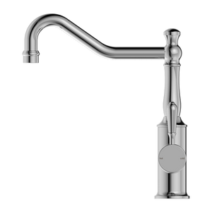 NERO YORK KITCHEN MIXER WITH METAL LEVER 265MM CHROME