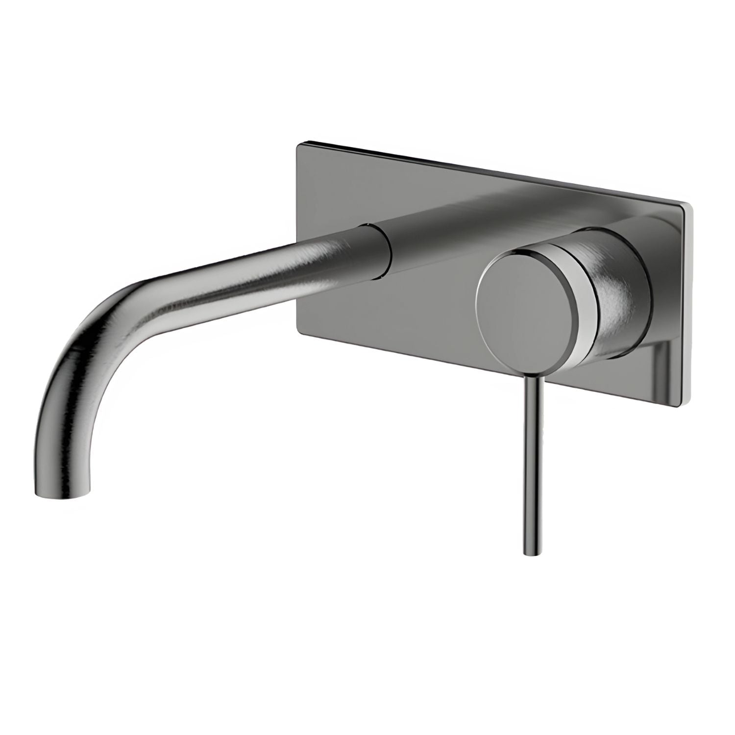 GARETH ASHTON POCO WALL BASIN / BATH MIXER SET GUN METAL (AVAILABLE IN 165MM AND 220MM)