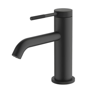 GARETH ASHTON POCO KNURLED BASIN MIXER BLACK