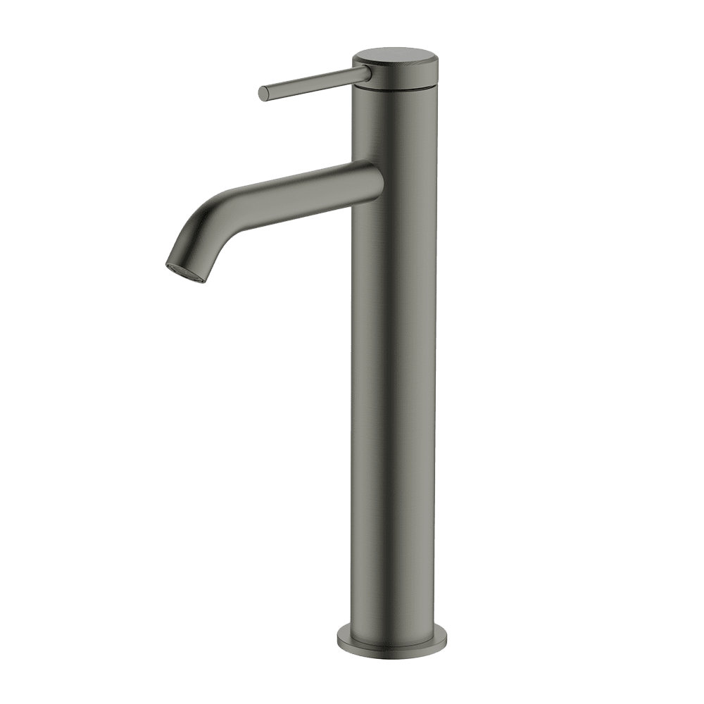 GARETH ASHTON POCO TALL BASIN MIXER GUN METAL