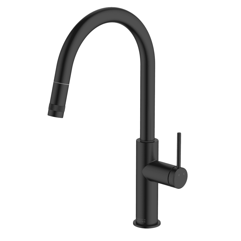 GARETH ASHTON LEAD FREE POCO PULL-OUT SINK MIXER BLACK
