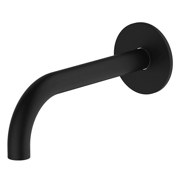 GARETH ASHTON POCO CURVED BASIN / BATH SPOUT 165MM BLACK