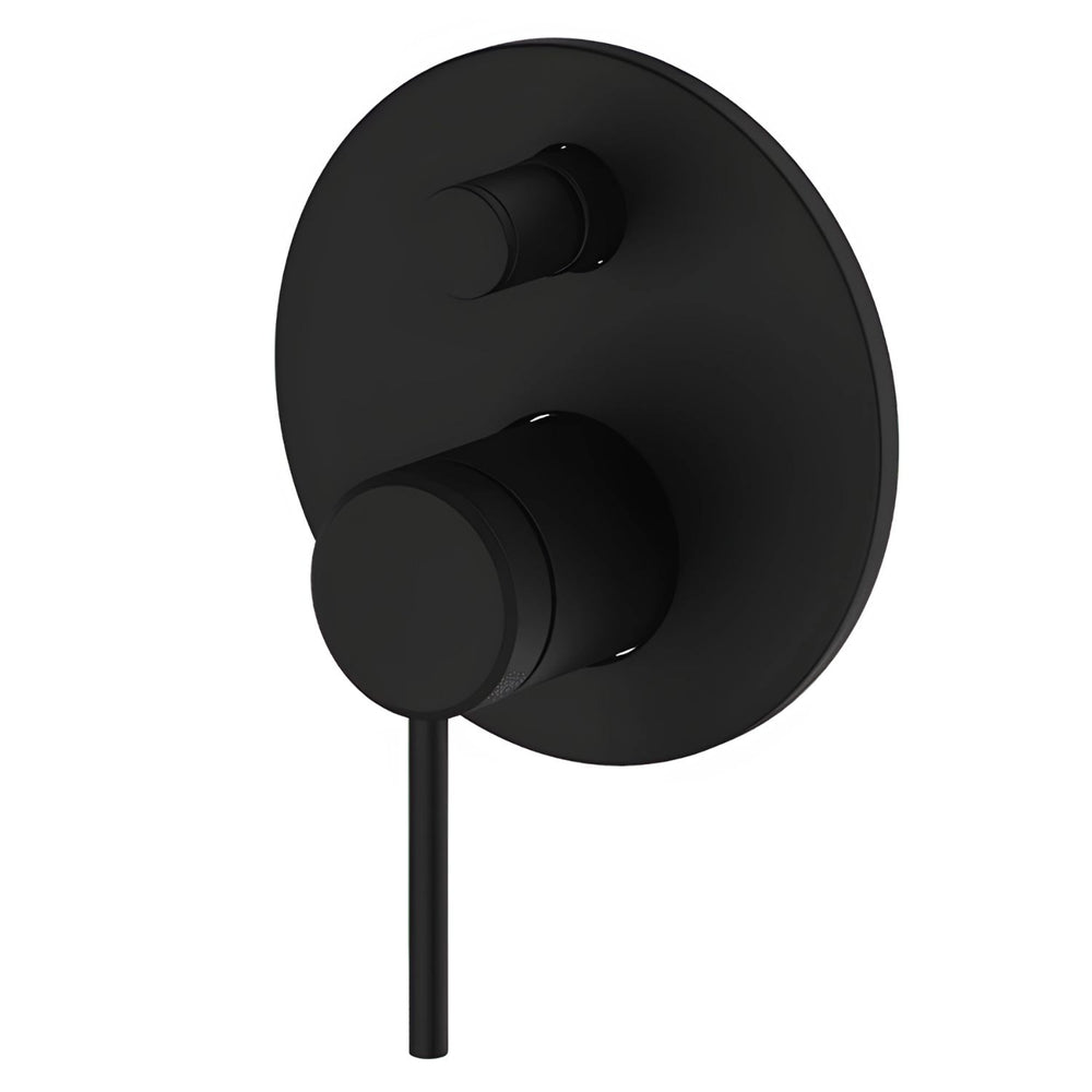 GARETH ASHTON POCO COMPLETE WALL MIXER WITH DIVERTER BLACK