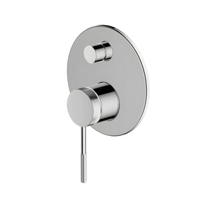 GARETH ASHTON POCO KNURLED WALL MIXER WITH DIVERTER CHROME