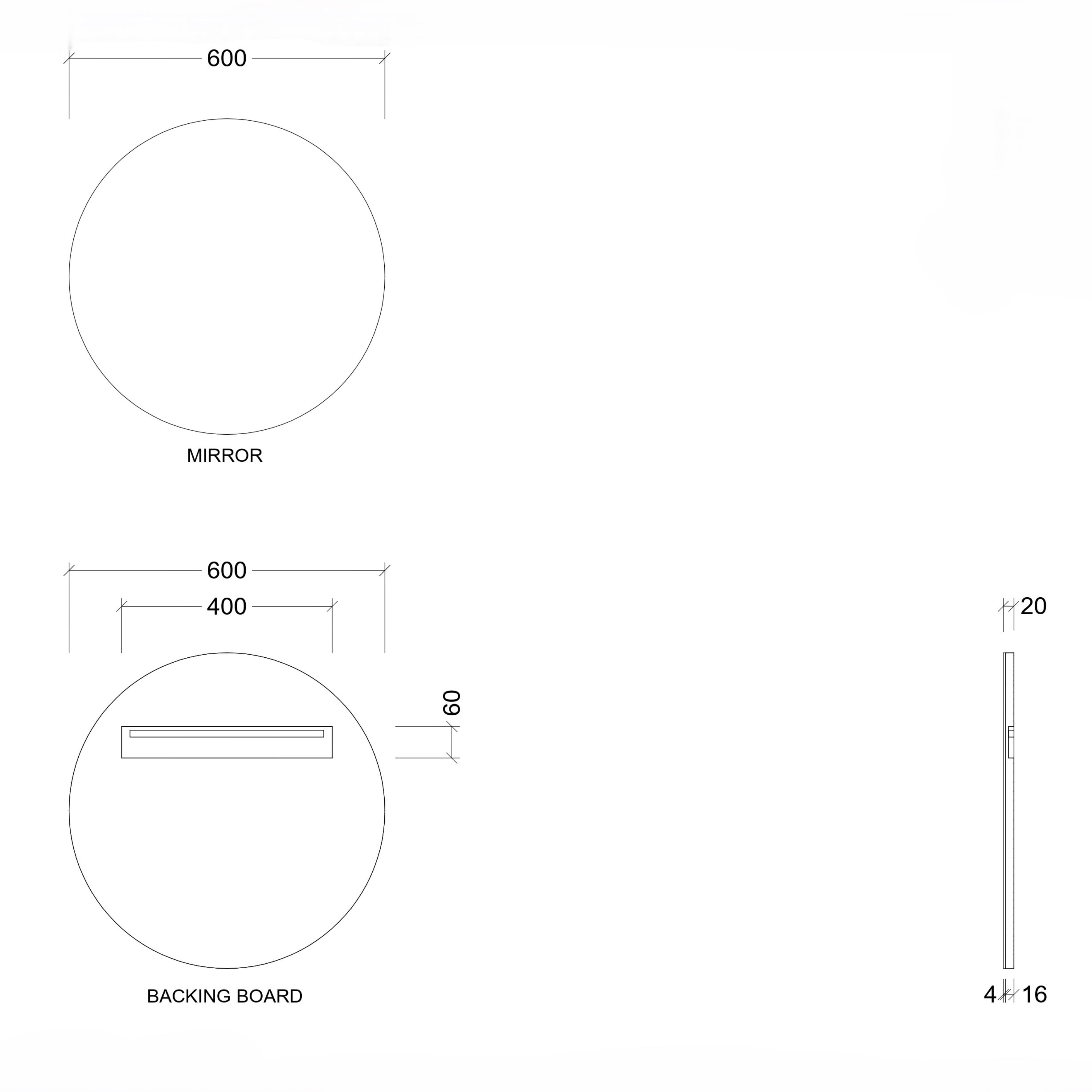 TIMBERLINE OXFORD CUSTOM MIRROR (ALL SIZING)